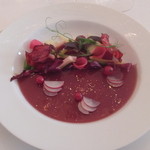 レストラン クレッセント - 冷製フォアグラのフラン