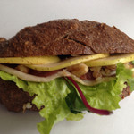 ブーランジェリー アダチ パティスリー - 鴨の生ハム&青りんご  ¥550＋税