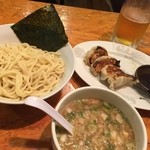 Ohana - つけ麺＋餃子＋生ビール