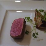 セーエヌエフ　マルコンソール - 料理写真:仔羊ノワゼット　フォアグラのクロッカン