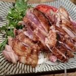 焼鳥　まろばし - 軍鶏タタキ