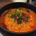 紅紅火火 - 2016.1. 担担麺白ハーフ（￥570くらい）