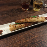 紅紅火火 - 2016.1. マコモ茸の四川花椒香り揚げ　ハーフ（￥600くらい）