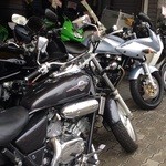 喫茶軽食 きよ水 - ニンジャっていうバイクがあったよ♪