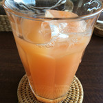 ワッフルカフェ　グランプラス - ランチセットのドリンク(グレープフルーツジュース)