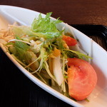 Iyashi no sato - サラダ（ビーフハンバーグシチューセット）