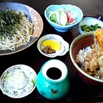 鈴ひろ - ざる蕎麦セット 880円