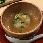 すし人　酒伊 - 最後に一口茶漬けを頂いてフィニッシュ！