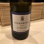 すし人　酒伊 - 2012　CONDRIEU　La　Petite　Cote
