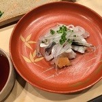 すし人　酒伊 - 虎河豚の湯引き