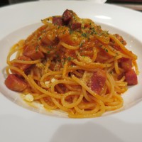 ビストロボンノ - 炭焼ベーコンのトマトスパゲティ
