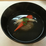 御料理 ひさまつ - 蟹入り蓮根餅のお椀