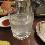 日本酒と朝獲れ鮮魚 源の蔵 - 三岳ロック