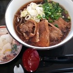 ふくふく庵 - 山形冷たい肉そば（細麺）１０５０円