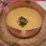 南海グリル - 鉄板焼極上ランチ　スープ