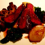 ［2015/12］Plats：山口県萩産 見蘭牛イチボのステーキ マデラソース 季節野菜添え