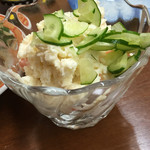 叶や - 2016年1月。ポテサラ200円。