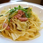 グリリアータ  - 黒豚ソーセージと緑野菜のアーリオオーリオ