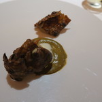 レフェルヴェソンス - 28年1月　コントラスト～菊芋のロティ、ムール貝の燻製、コンテチーズソース