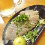 Yakitori Mikami - 手羽刺し420円＆生ビール420円