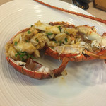 哲庵 - 伊勢海老の鬼瓦焼き。最高っす