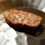 焼肉うしごろ - エンピツ焼き上がり