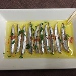 Ocho - キビナゴのマリネ シェリービネガー風味