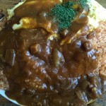 あしま園 - 特製オムカレー(大盛)【料理】