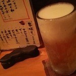 本気炭火焼鶏 豆 - 1601_豆_豆ｾｯﾄ＠680円(ビール)