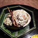 北新地 湯木 - 鮑の殻の中には…