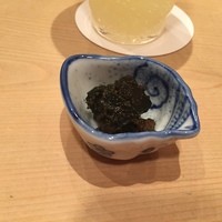 すし　晴海 - アワビの肝の佃煮
