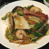 過門香 點 有楽町イトシア店 - ランチメニュー(11-16時まで)海鮮あんかけセット
                御飯または麺から選択 ¥1,350-
                2016/01/30(土)