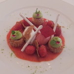 レストラン クレッセント - 苺のプロフィトロール