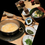 和牛 まつした - ＜2016年1月＞しゃぶしゃぶの後の雑炊～☆　岩塩で頂く雑炊も美味しい♪