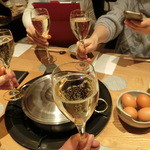 和牛 まつした - ＜2016年1月＞スパークリングで(*^-^)ノ■☆■ヾ(^-^*)乾杯！