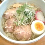 らーめん千太 - ’１０・０８・０６  冷しつゆらーめん塩大盛り８００円