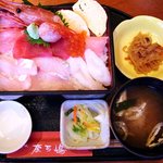 築地 奈可嶋  - 築地 奈可嶋 銀座西店 海鮮ちらし重 １，２８０円