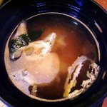 築地 奈可嶋  - 築地 奈可嶋 銀座西店 豆腐・若布・揚げの味噌汁