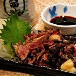 ぢどり料理・鶏 - 地鶏のたたき！