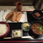 京ばし松輪 - 2016/1/30アジフライ定食