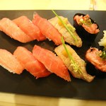 本まぐろ特選五貫にぎり　二人前