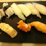 すしざんまい - げそ、えんがわ、たい等