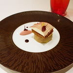 レストラン フウ - フレッシュフォアグラのテリーヌ 紅玉りんごのタルトタタン仕立て(＋１５００円)