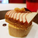 レストラン フウ - フレッシュフォアグラのテリーヌ 紅玉りんごのタルトタタン仕立て(＋１５００円)