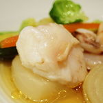 レストラン フウ - 北海道産あんこうのポトフ仕立て 甲殻類のオイル