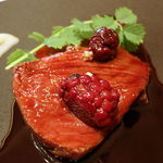 蝦夷鹿モモ肉のロースト 森林風