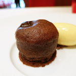 レストラン フウ - フォンダンショコラ バニラのアイス