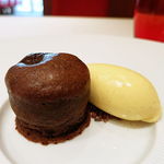 フォンダンショコラ バニラのアイス