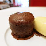 レストラン フウ - フォンダンショコラ バニラのアイス