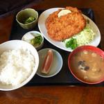 みやたや - H27.12.29 メンチカツ定食